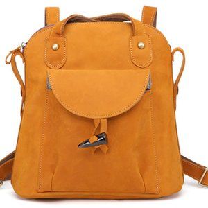 Shoulder real leather bag